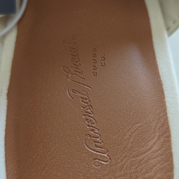 Universal Thread Gabby Faux Leather Platform Mule Heels 6 Cream - Picture 7 of 16